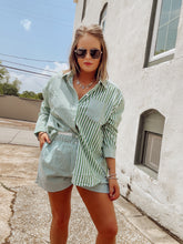 Load image into Gallery viewer, Green Striped Set
